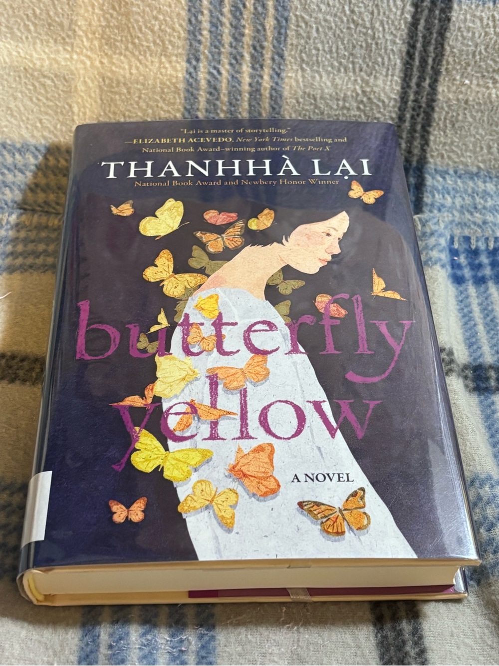 Thanhha Lai Butterfly Yellow - hardcover - library withdrawal